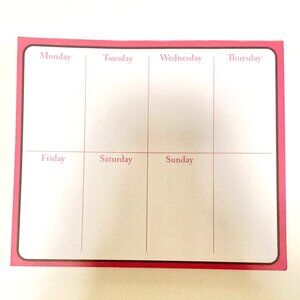 Weekly Notepad Planner